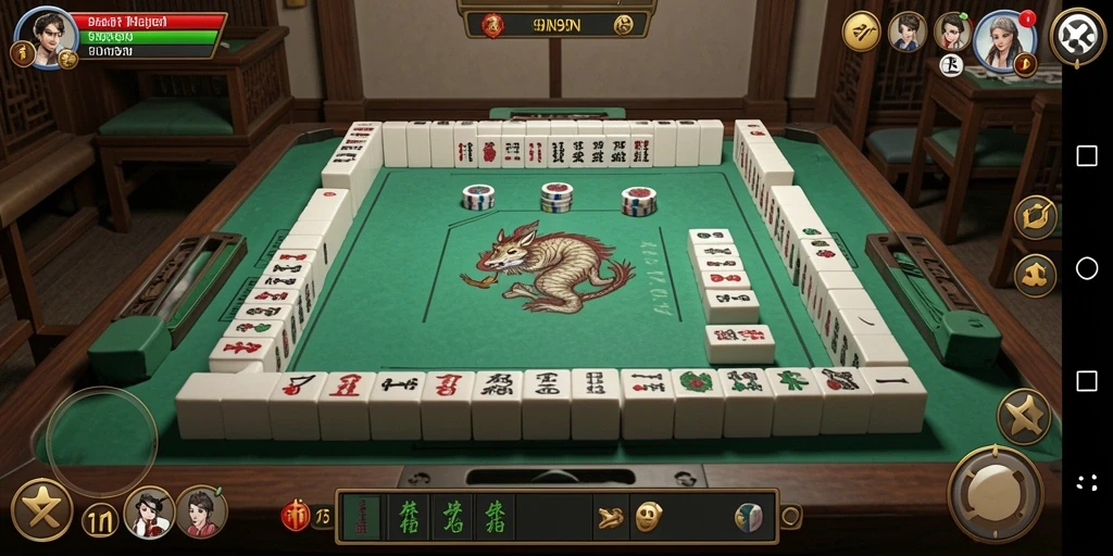 Screenshot menampilkan gameplay Mahjong yang seru dan menantang.