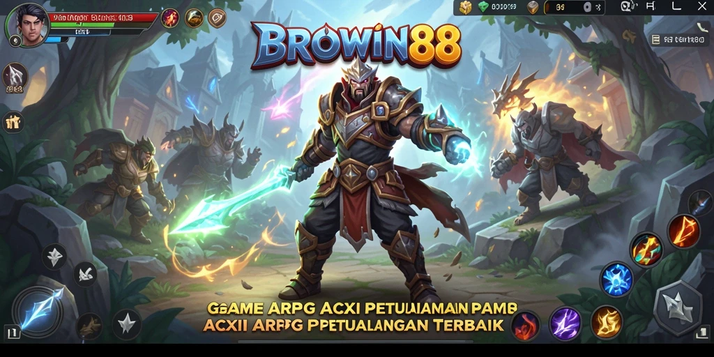 Tampilan gameplay seru BROWIN88 dalam dunia ARPG.