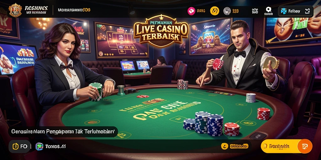 Tampilan gameplay FO8 yang menakjubkan di Live Casino.