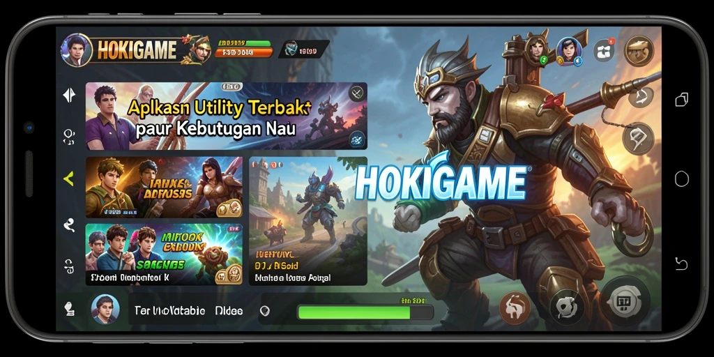 Tampilan antarmuka HOKIGAME yang intuitif dan mudah digunakan.