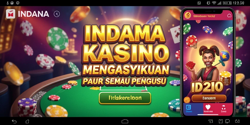 Tampilan gameplay INDAAA yang seru dan mendebarkan di kasino.