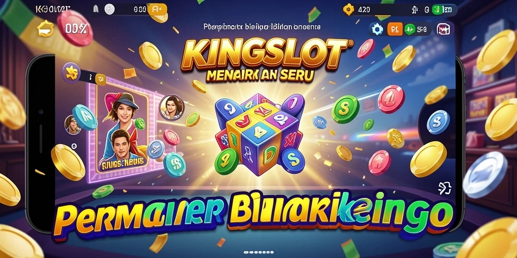 Screenshot utama KINGSLOT menampilkan gameplay Bingo yang seru dan interaktif.