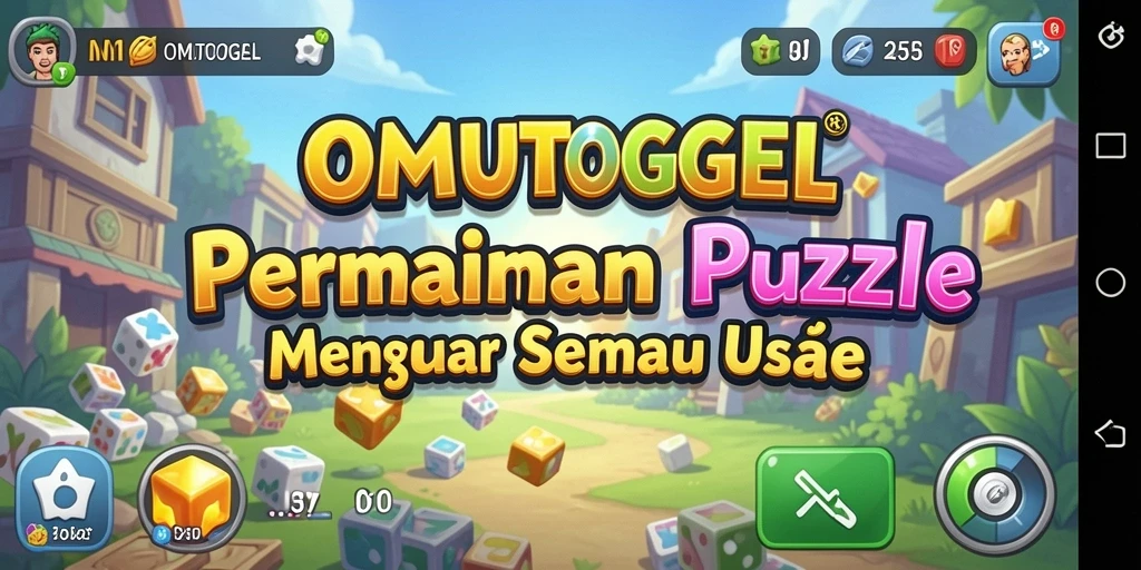 Screenshot gameplay <strong>OMUTOGEL</strong> yang menunjukkan tantangan puzzle yang menarik.