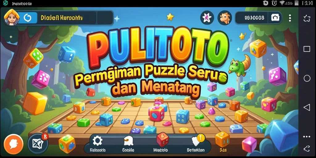 Tampilan gameplay seru PULITOTO yang menantang dan menarik.