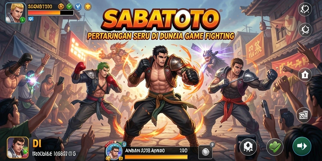 Tangkapan layar dari aksi seru gameplay SABATOTO dalam pertarungan.