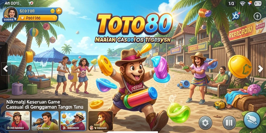 Tampilan screenshot utama TOTO80 yang menunjukkan gameplay yang seru dan menyenangkan.